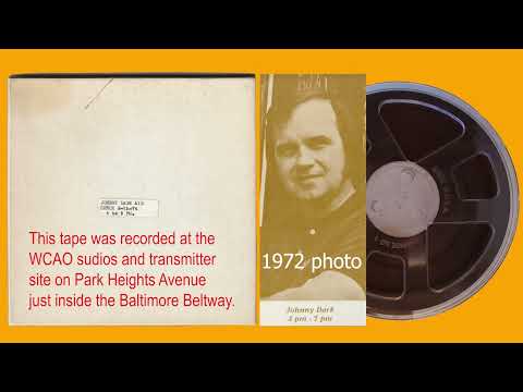 Johnny Dark on WCAO Radio in 1974!