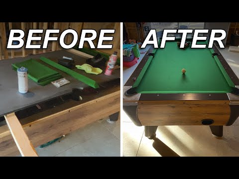 Recovering a Valley/Dynamo pool table: Step-by-step how-to