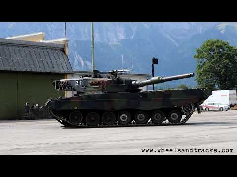 Leopard 2A4 Demonstration an 200 Jahre Waffenplatz Thun, Schweiz