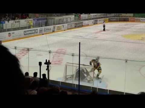 Penaltyschiessen Tor Andri Spiller (12.09.2015 EHC Olten-SC Langenthal 4:5 n.P.)