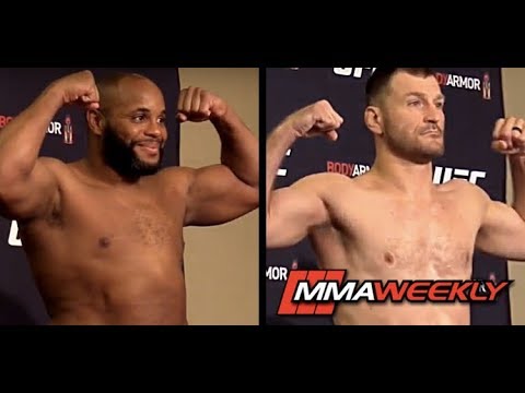 UFC 241 Official Weigh-in: Daniel Cormier vs Stipe Miocic