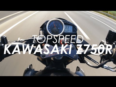 TOP SPEED | Kawasaki Z750R (4k)