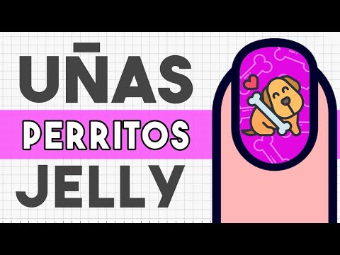 ¡CON BASE JELLY! · UÑAS PERRITOS CACHORROS 🐶🐩🐕🦮🐕🦺🐈🐈⬛🐈