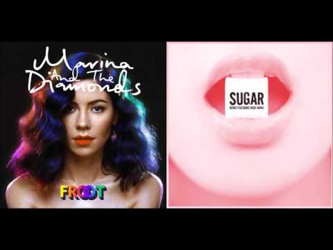 Blue Sugar - Marina & The Diamonds vs. Maroon 5 feat. Nicki Minaj (Mashup)