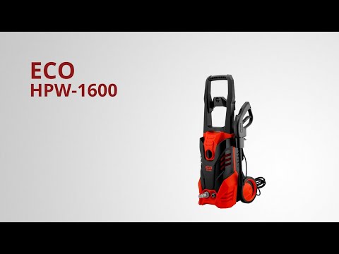 фото очиститель высокого давления eco hpw-1600, 2.20 квт, 160 бар 480 л/ч, пеногенератор, щётка мойка 0