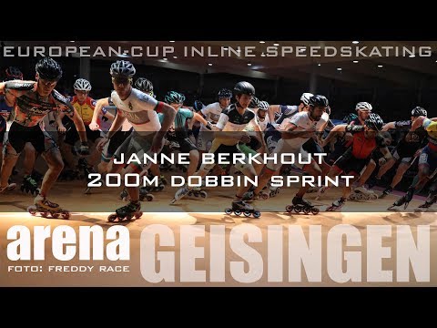 Janne Berkhout 200m Dobbin Sprint European Cup Inline Skating Geisingen 2019