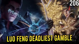 Luo Feng Discovers the Heart of Space | Alien Venerables Hunt Him | Swallowed Star Episode 206