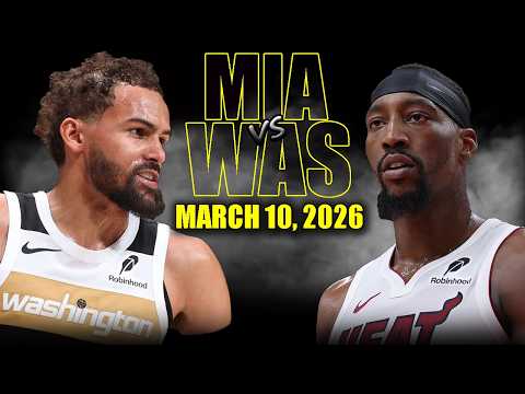 Miami Heat vs Washington Wizards Full Game Highlights – March 10, 2026 | NBA Season