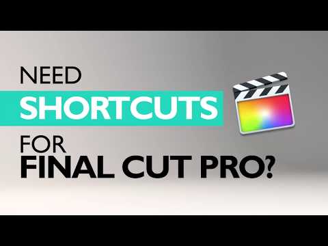Final Cut Pro X Shortcut Icons
