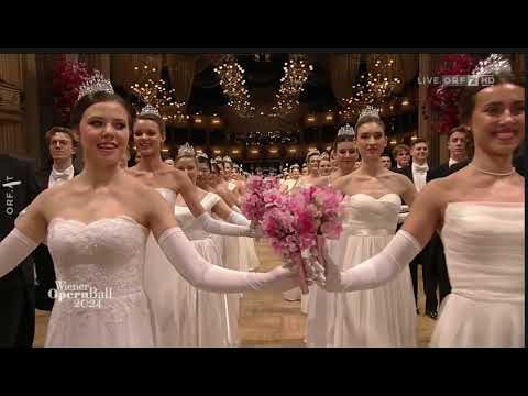 Einmarsch der Debütanten / Opernball 2024