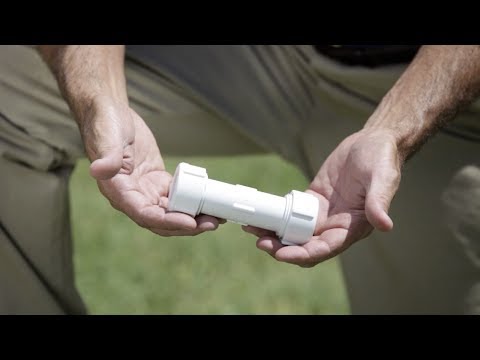 Using A Compression Coupling To Repair Broken PVC Pipe