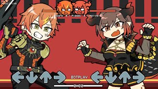 Cover art for 【FNF/手描きプロセカ】サラマンダー【東雲姉弟】