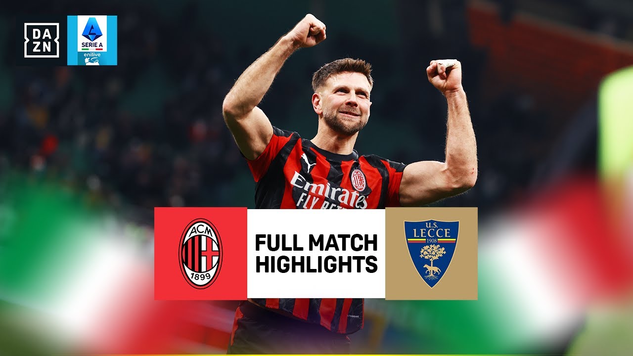 Milan vs Lecce | Lega Serie A Highlights | Matchweek 21 | 2025-2026