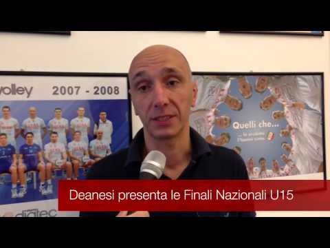 Mister Deanesi presenta le Finali Nazionali Under 15