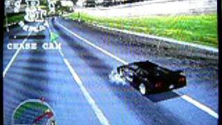 preview picture of video 'Need For Speed 3DO Lamborghini Diablo smash crash into Ferrari 512TR'