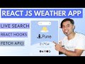 Create Live Search Weather App Using React JS In Hindi In 2021
