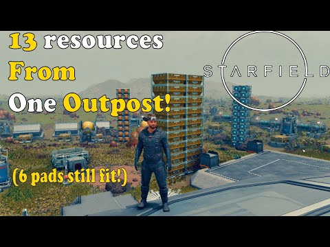 This 13 Resource Outpost is a MUST Have Location!- Starfield