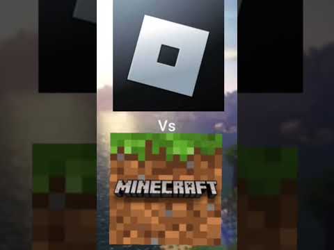 Minecraft vs Roblox#minecraft#shorts#viral