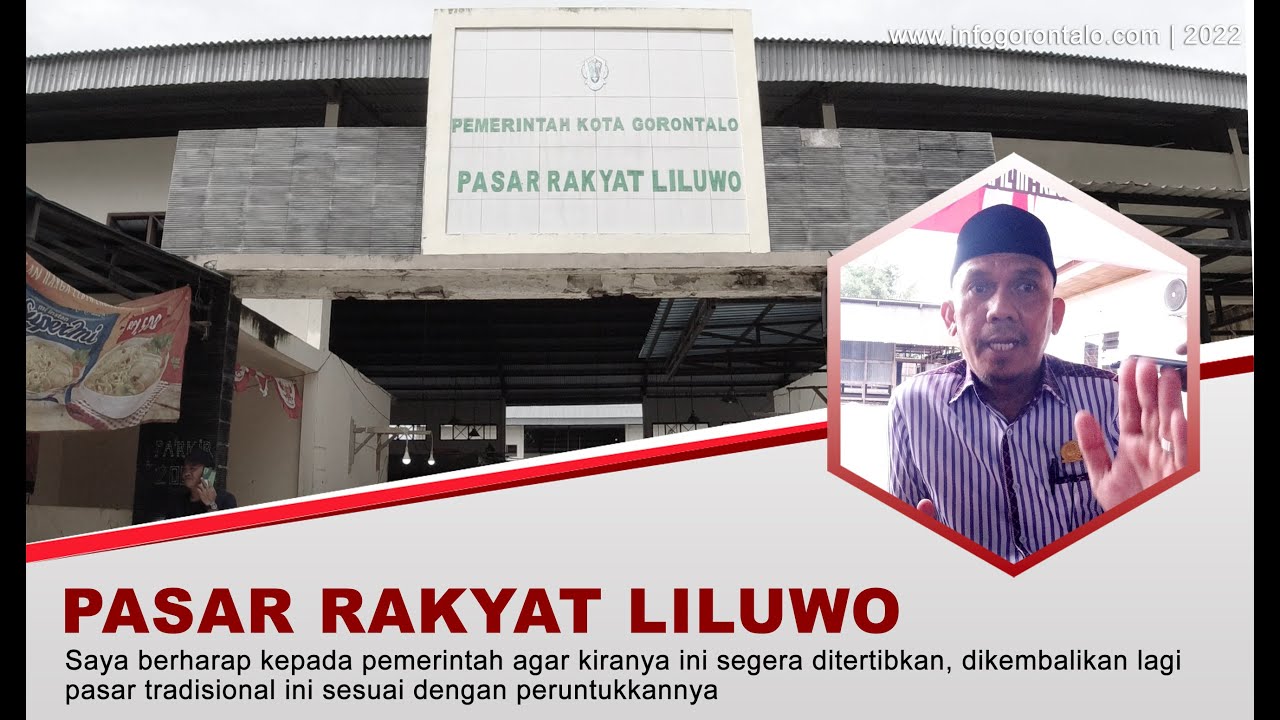 Darmawan Duming Soroti Pasar Tradisional Liluwo yang Tidak Lagi Difungsikan