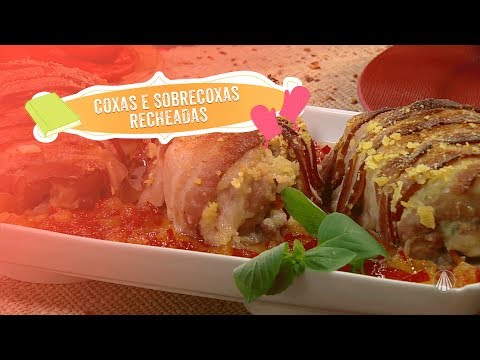 Coxas e sobrecoxas recheadas por Julio Cruz