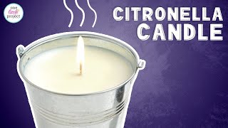 How to Make Citronella Candles | Easy DIY Citronella Candle