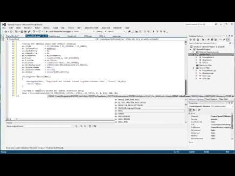 C++ OpenGL 4.0 Tutorial 4 - Initializing FrameWork Class Part 2