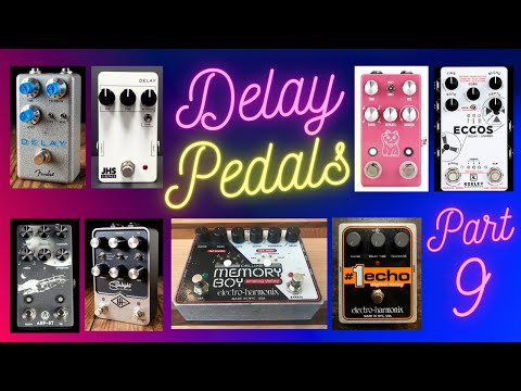 Delay pedals for synthesizers sound demo (Part 9)