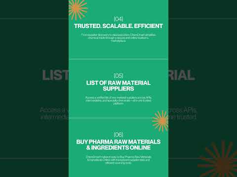 🚀 Welcome to ChemDmart – Pharma & Chemical E-Marketplace!