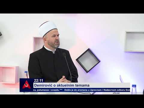 Muftija sandžački Islamske zajednice Srbije Muhamed Demirović // Posmatranje