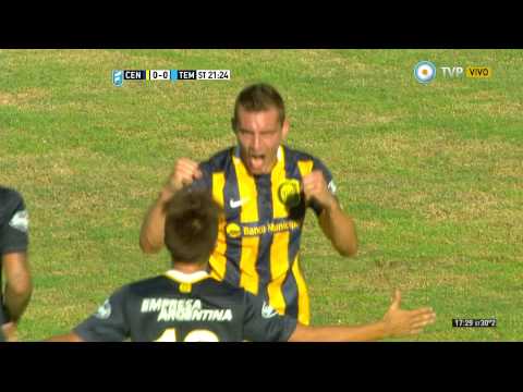 Gol de Rubén. Rosario Central 1 - Temperley 0 | Primera División 2015 - Fecha 5