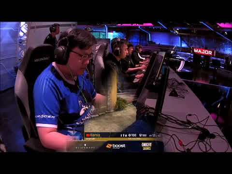 CSGO oddshots ,,Xantares ace, Shox insane 1vs3" Day 3 ELEAGUE Major 2018 Main Qualifier