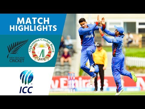 Afghanistan Smash Hosts NZL | New Zealand vs Afghanistan | U19 Cricket World Cup 2018 - Highlights
