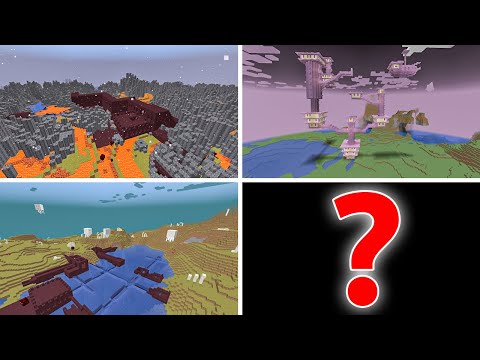 Minecraft 1.19: 6 Most Hidden Worlds! (No mod) | Minecraft secrets