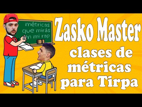 Zasko dando clases de métricas a Tirpa