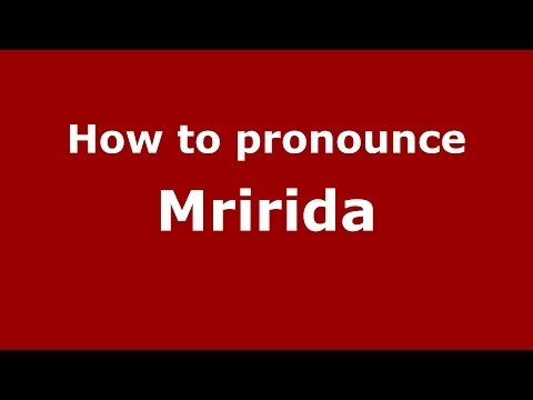 How to pronounce Mririda (Arabic/Morocco) - PronounceNames.com