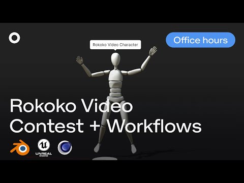 Simple Rokoko Video AI Mocap Workflows for UE5 / Blender / C4D I Office Hours