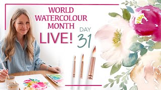Day 31! Our LAST Day :( Helping YOU With Your Watercolour Struggles!