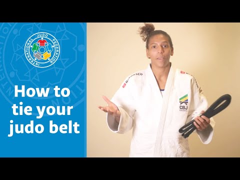 How to tie your judo belt - learn from an Olympic champion
