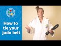 How to tie your judo belt - learn from an Olympic champion