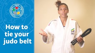 How to tie your judo belt - learn from an Olympic champion