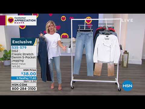 DG2 by Diane Gilman Classic Stretch Denim 5Pocket Jegging