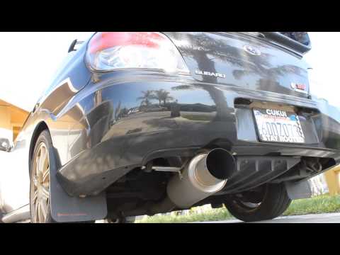 2006 Subaru WRX STi HKS Hi-Power Catback Exhaust Idle & Baby Revs