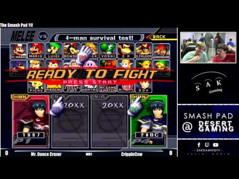 SP11 WR1 - Mr. Dance Crazer (Marth) vs CrippleCow (Marth)