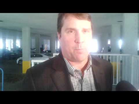 Will Muschamp talks to media in Myrtle Beach