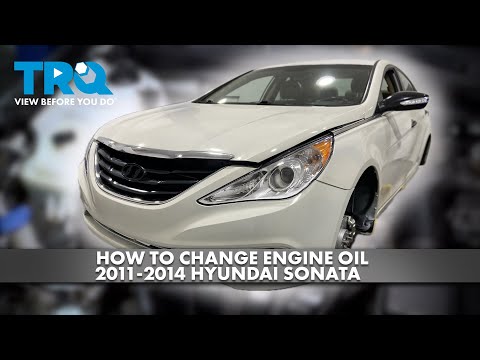 How to Change Engine Oil 2011-2014 Hyundai Sonata