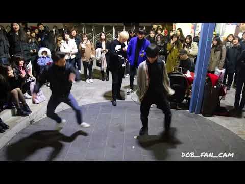 171124 DOB 홍대공연 (태영+성열+수영(안무가)) / 주헌+매드클라운 - 털어(get low)