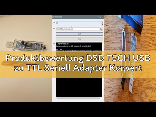 Vídeo relacionado con DSD TECH Adaptador Serie USB a TTL con Chip FTDI FT232RL, Compatible con Windows 10, 8, 7 y Mac OS X.