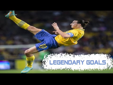 Zlatan Ibrahimovic's crazy bicycle kick goal vs England.