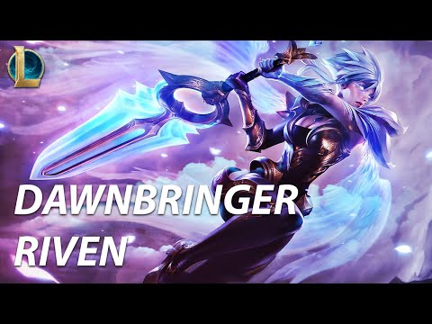 Dawnbringer Riven Skin Spotlight from League of Legends