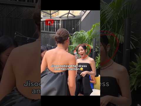 Jisoo's reaction was so real😂👀 #blackpink #jisoo